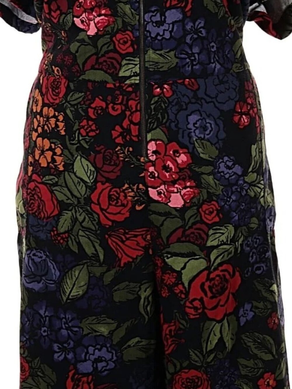 Lucy & Yak Ragan Jumpsuit Maria Dark Floral Print UK20/US16 - Picture 6 of 6